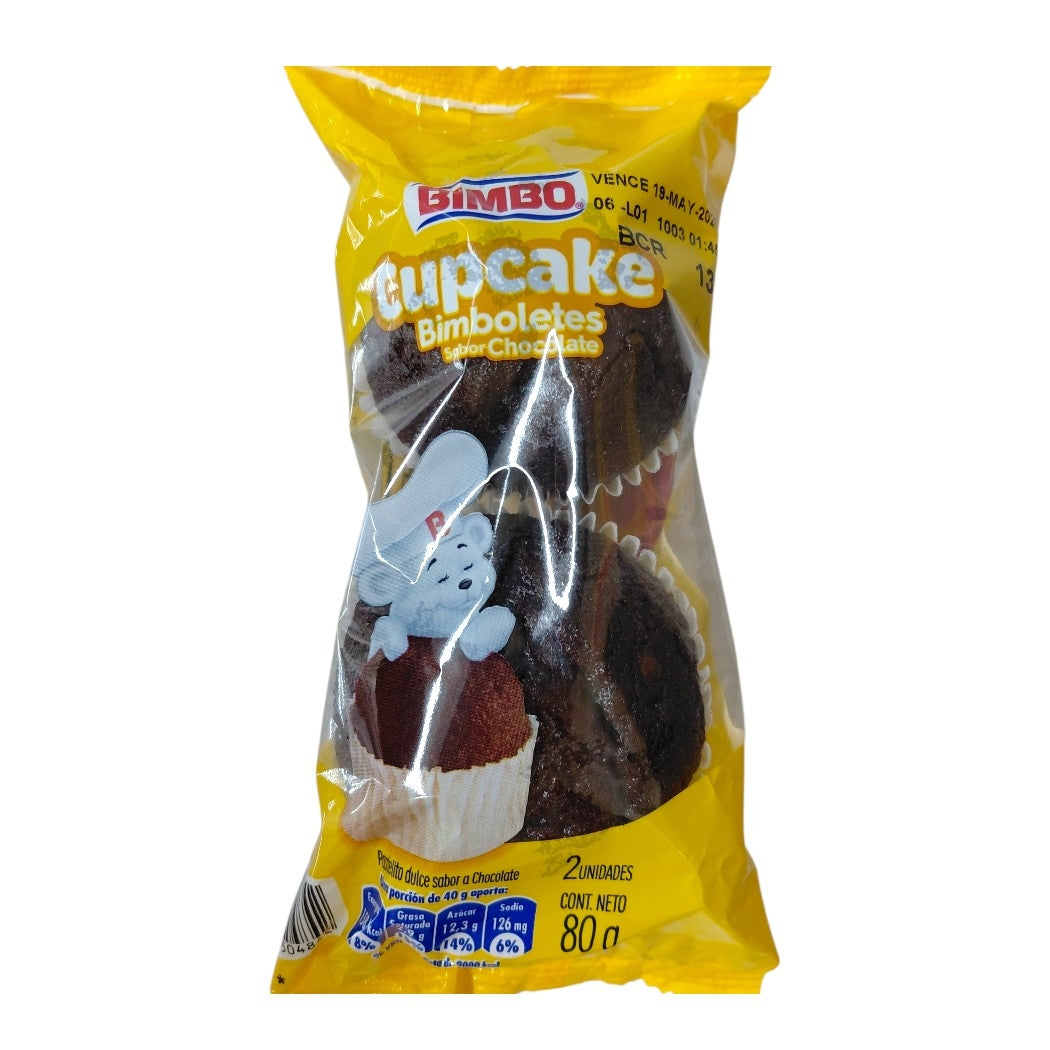 CUPCAKE DE CHOCOLATE BIMBO 80GR