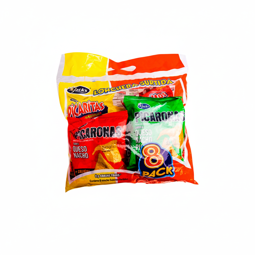 8PACK SNACK SURTIDO 206GR