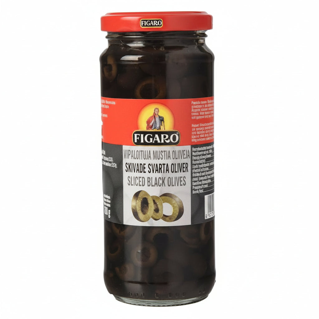ACEITUNA NEGRA REBANADA FIGARO 180GR