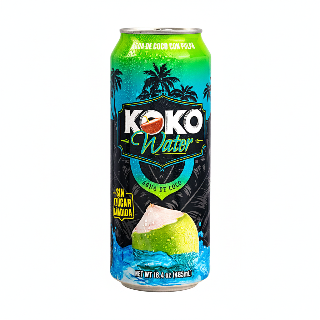 AGUA DE COCO CON PULPA KOKO 482ML
