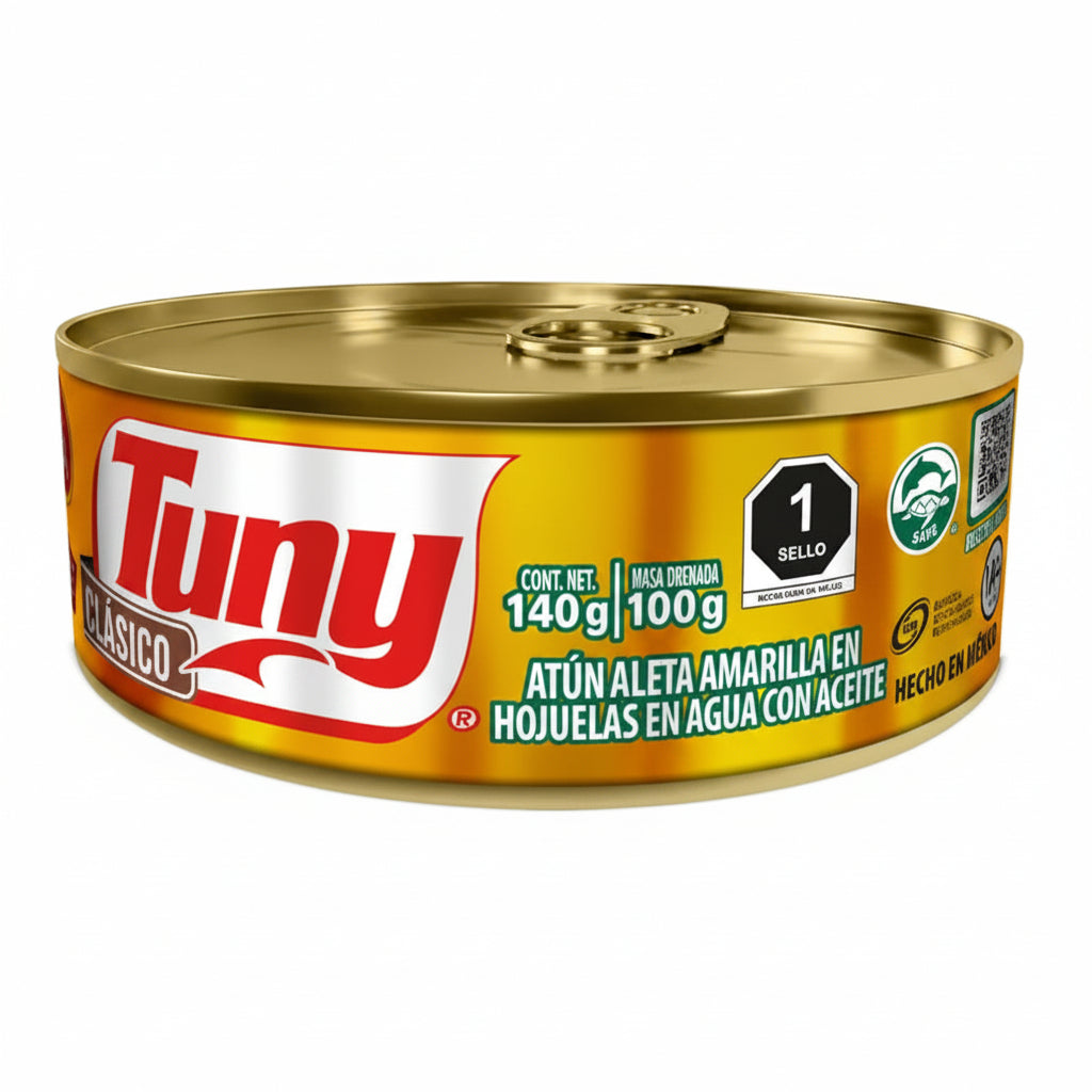 ATÚN ACEITE ALETA AMARILLA TUNY 140GR