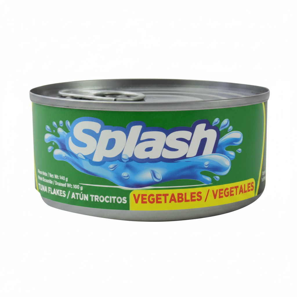 ATÚN VEGETALES SPLASH 140GR