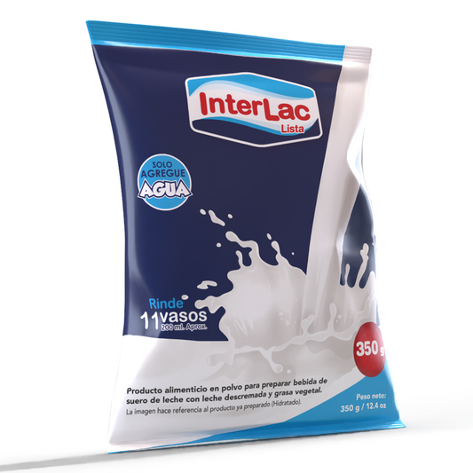BEBIDA LACTEA EN POLVO LISTA INTERLAC 350GR