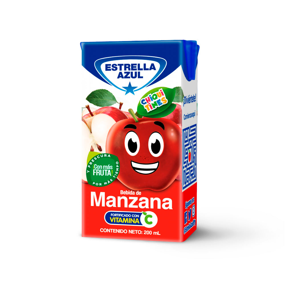 BEBIDA MANZANA ESTRELLA AZUL 200ML