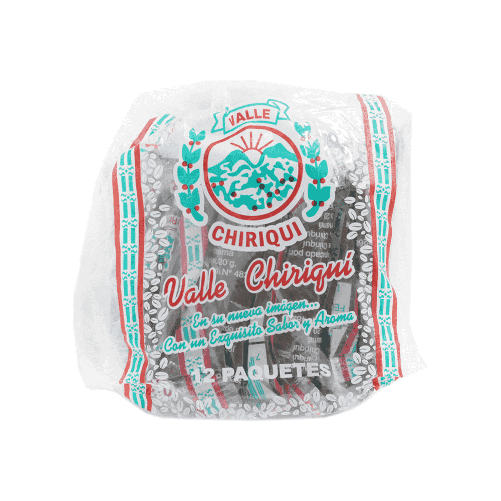 CAFÉ MOLIDO VALLE CHIRIQUI BOLSA 12U