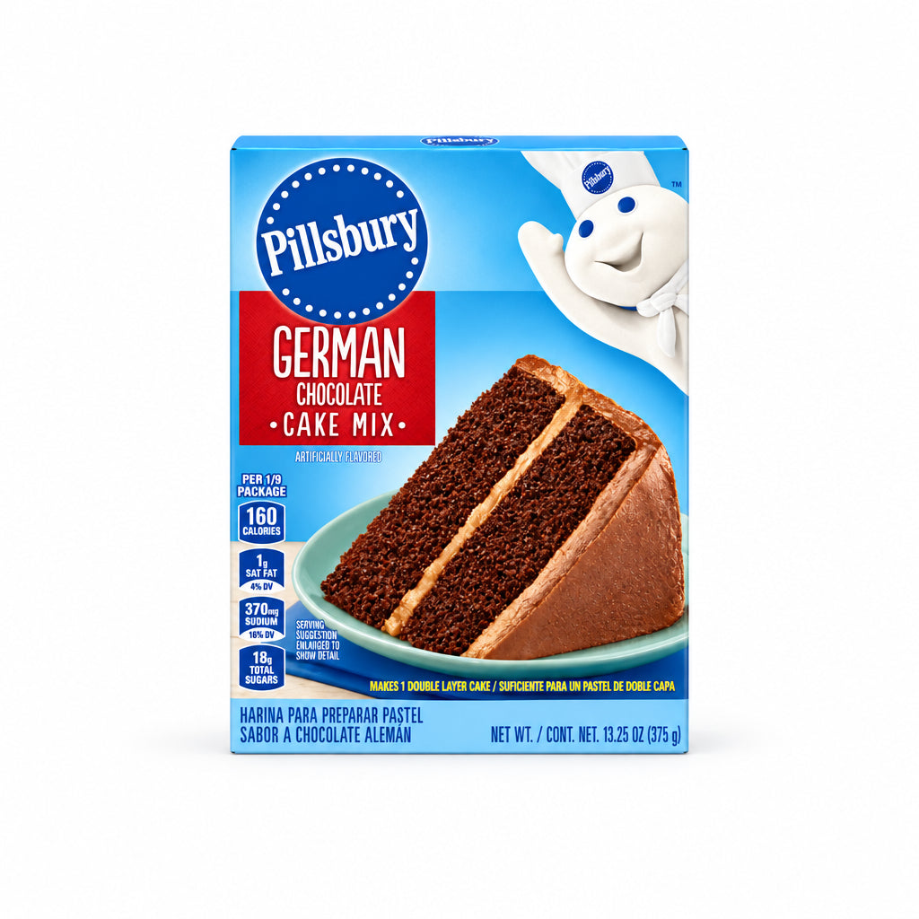MEZCLA DE PASTEL GERMAN CHOCOCOLATE PILLSBURY 375GR