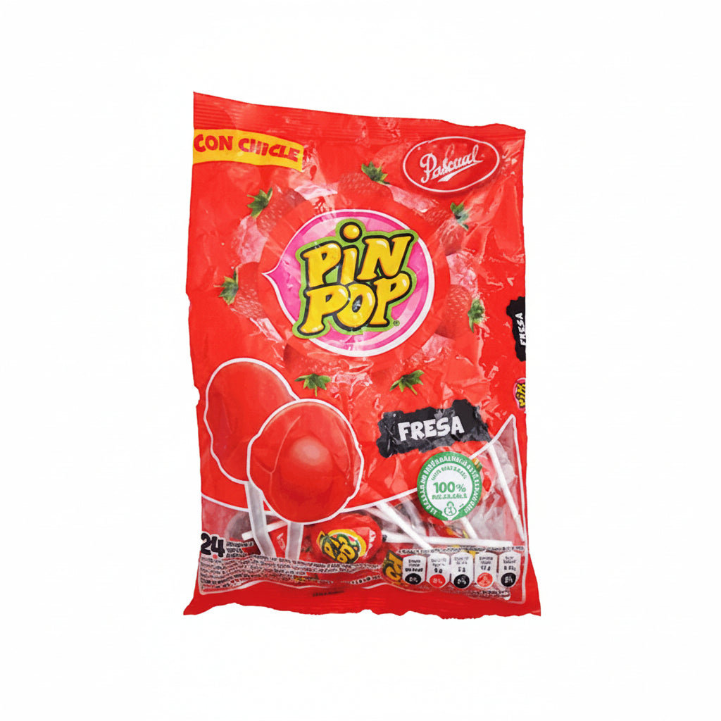 CARAMELOS FRUTALES PIN POP PASCUAL 408GR