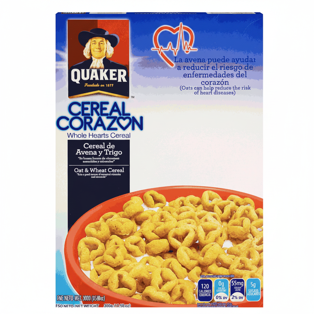 CEREAL CORAZON QUAKER 300GR