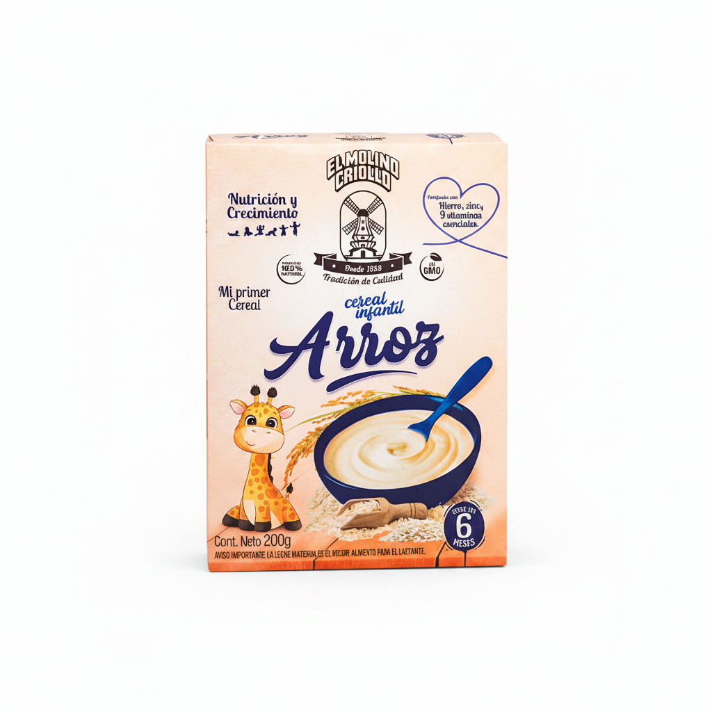 CEREAL INFANTIL ARROZ MOLIN CRIOLLO 200GR