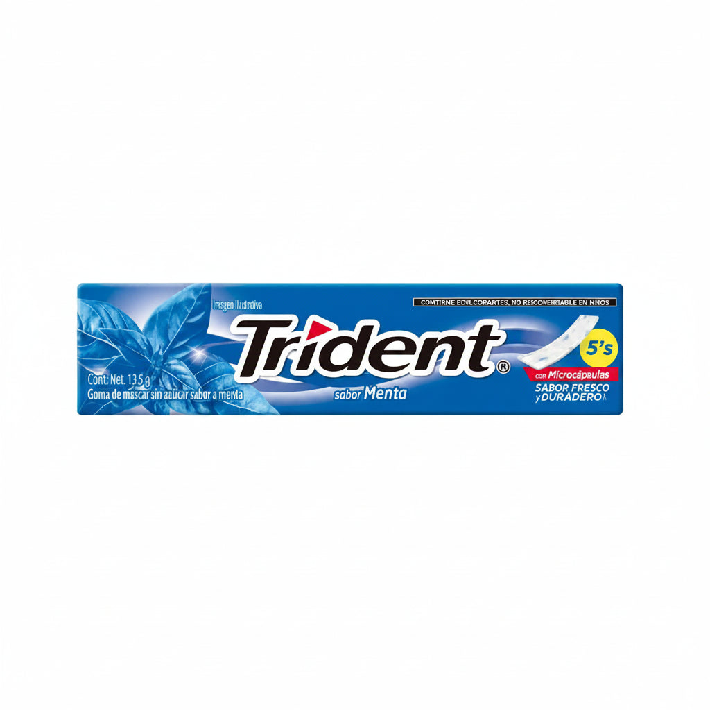 CHICLE MENTA TRIDENT 13.5GR