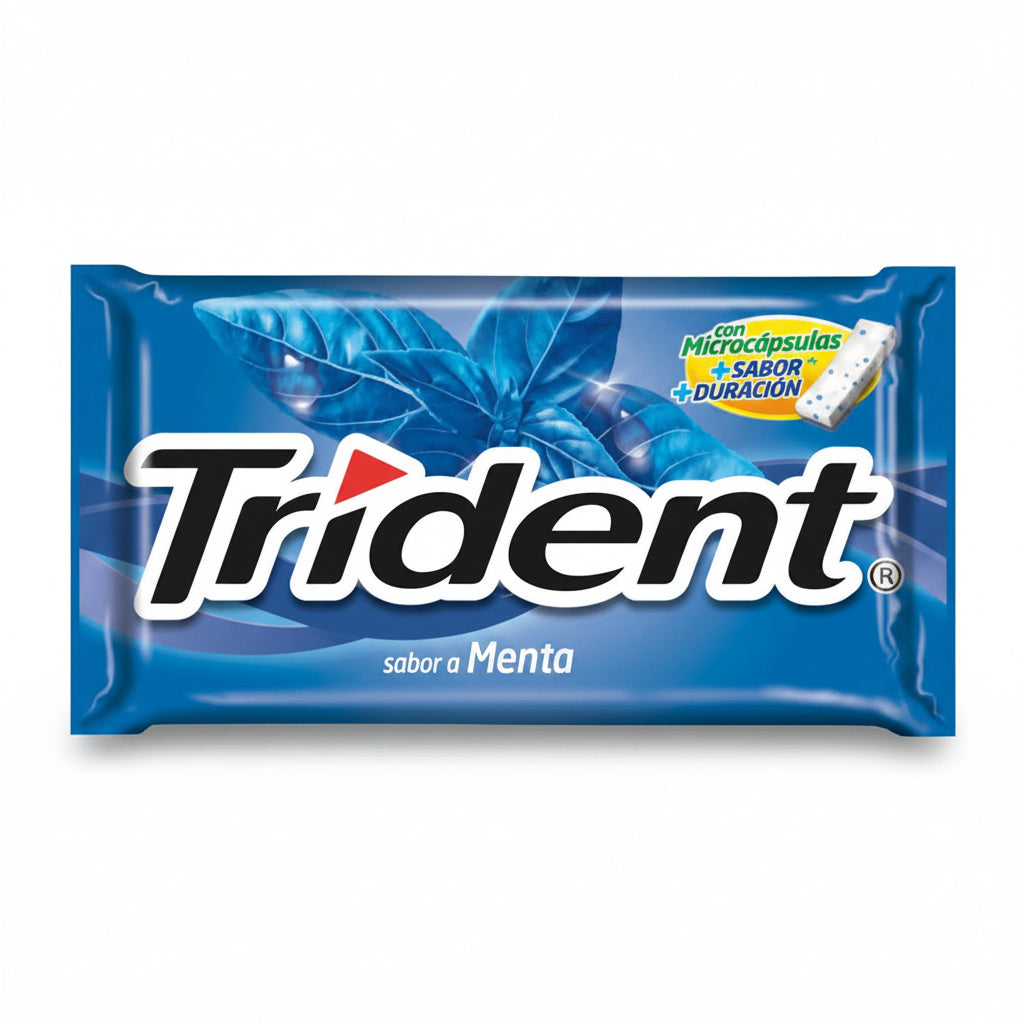 CHICLE MENTA TRIDENT 18U