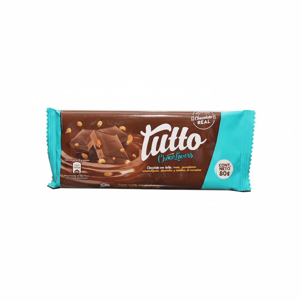CHOCOLATE CON LECHE TUTTO 80GR