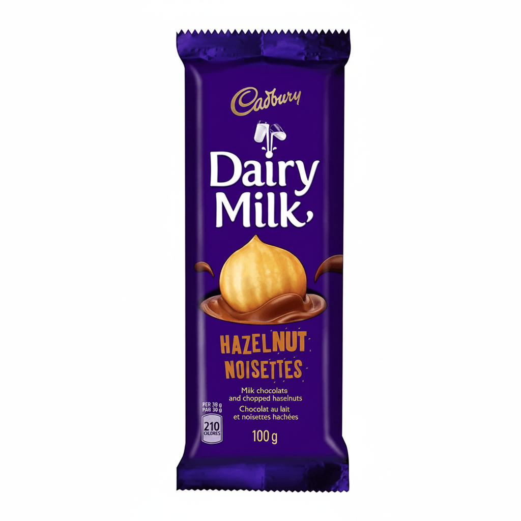 CHOCOLATE HAZELNUT CADBURYS 100GR