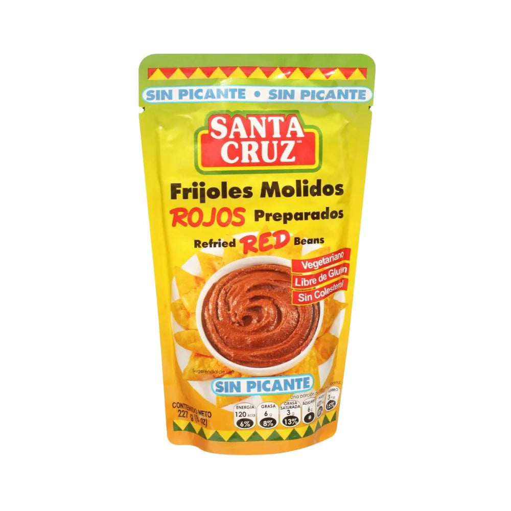 FRIJOLES ROJO SIN PICANTE SANTACRUZ 227GR