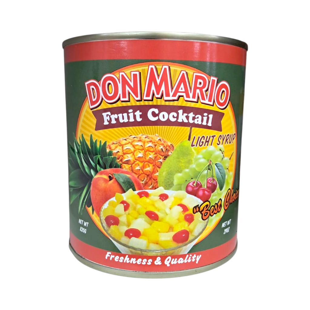 CÓCTEL DE FRUTAS EN SIROPE DON MARIO 820GR