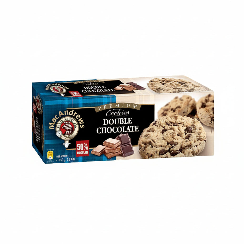 GALLETAS DOBLE CHOCOLATE MAC ANDREWS 130GR