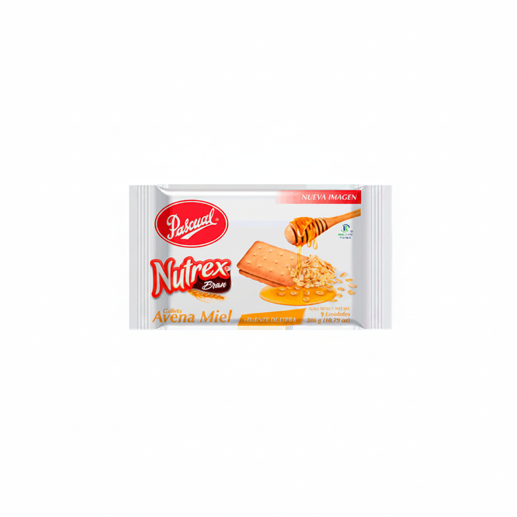 GALLETAS NUTREX AVENA MIEL PASCUAL 306GR
