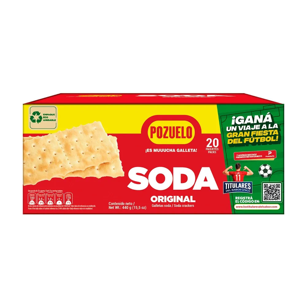 GALLETAS DE SODA POZUELO 440GR