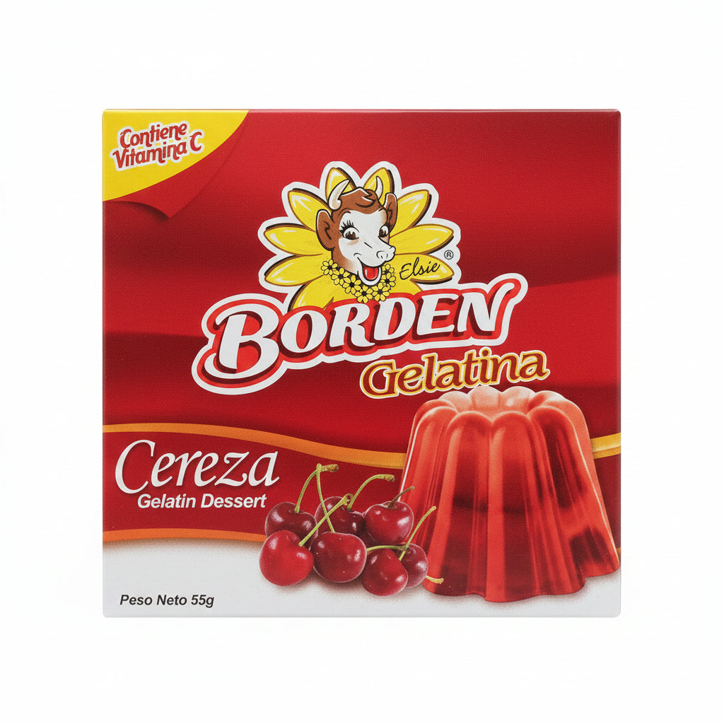 GELATINA DE CEREZA BORDEN 55GR