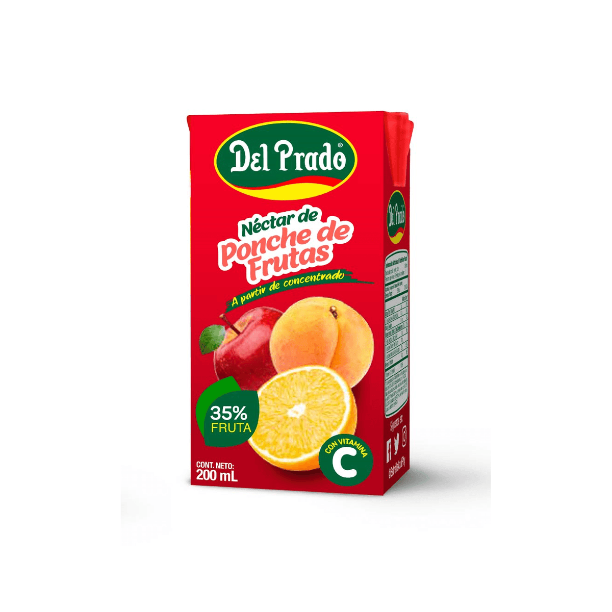 NECTAR DE FRUTA DEL PRADO UHT 200ML