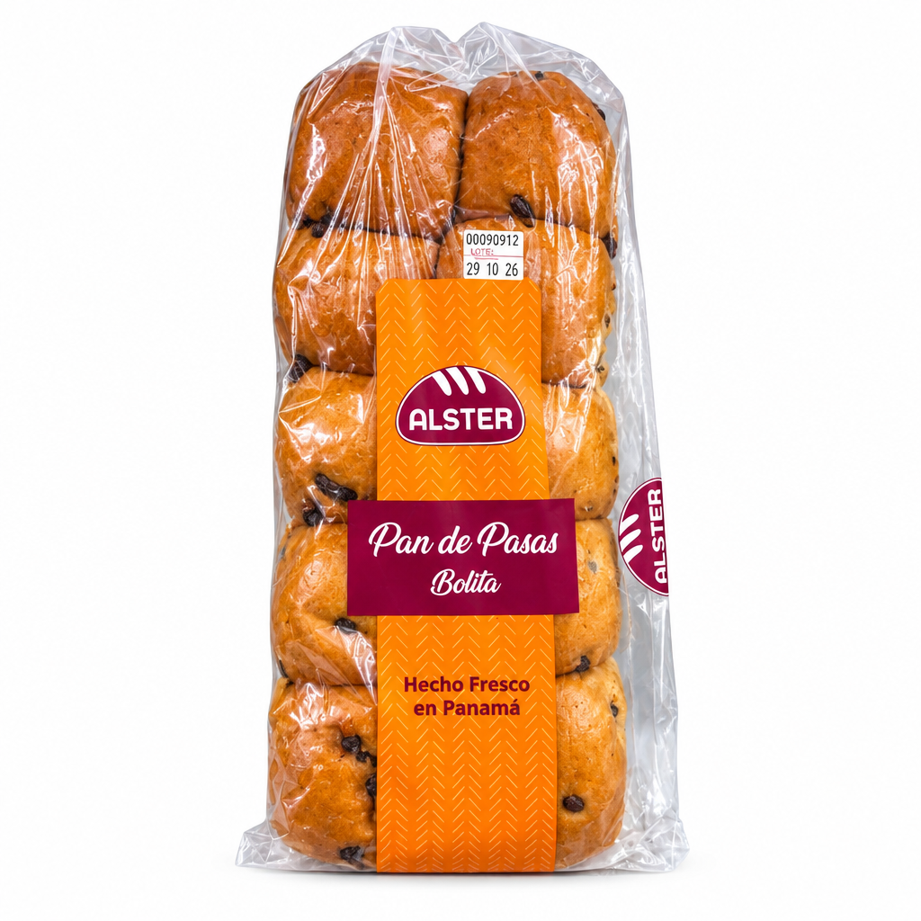 PAN DE PASAS EMPACADO 350GR