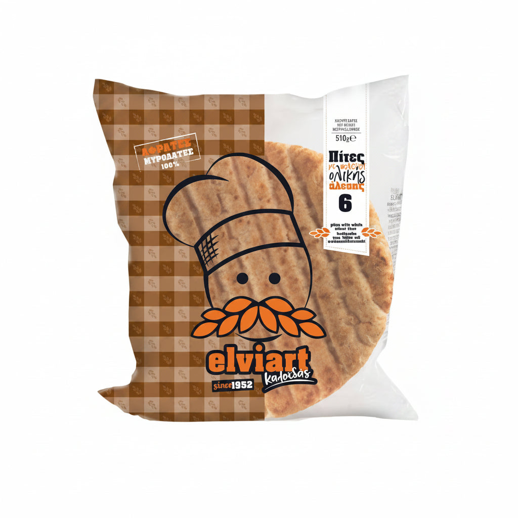PAN PITA INTEGRAL ELVIART 510GR