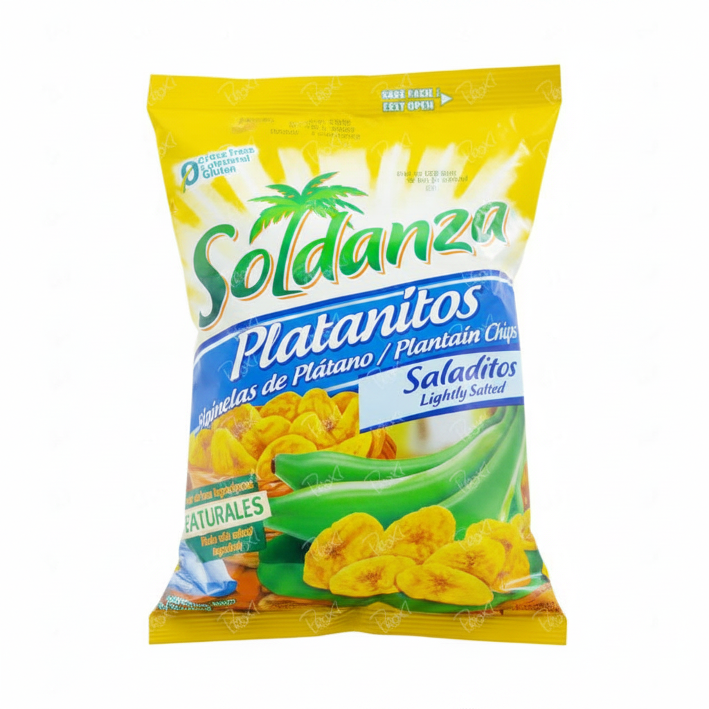 PLATANITO VERDES CON SAL SOLDANZA 71GR