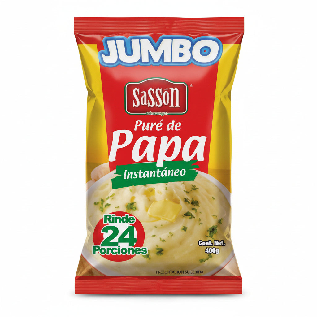 PURE DE PAPA JUMBO SASSON 400GR