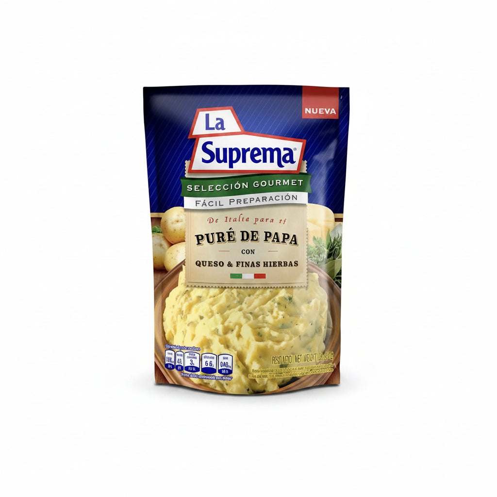 PURE PAPAS CON BACON QUESO LA SUPREMA 108GR