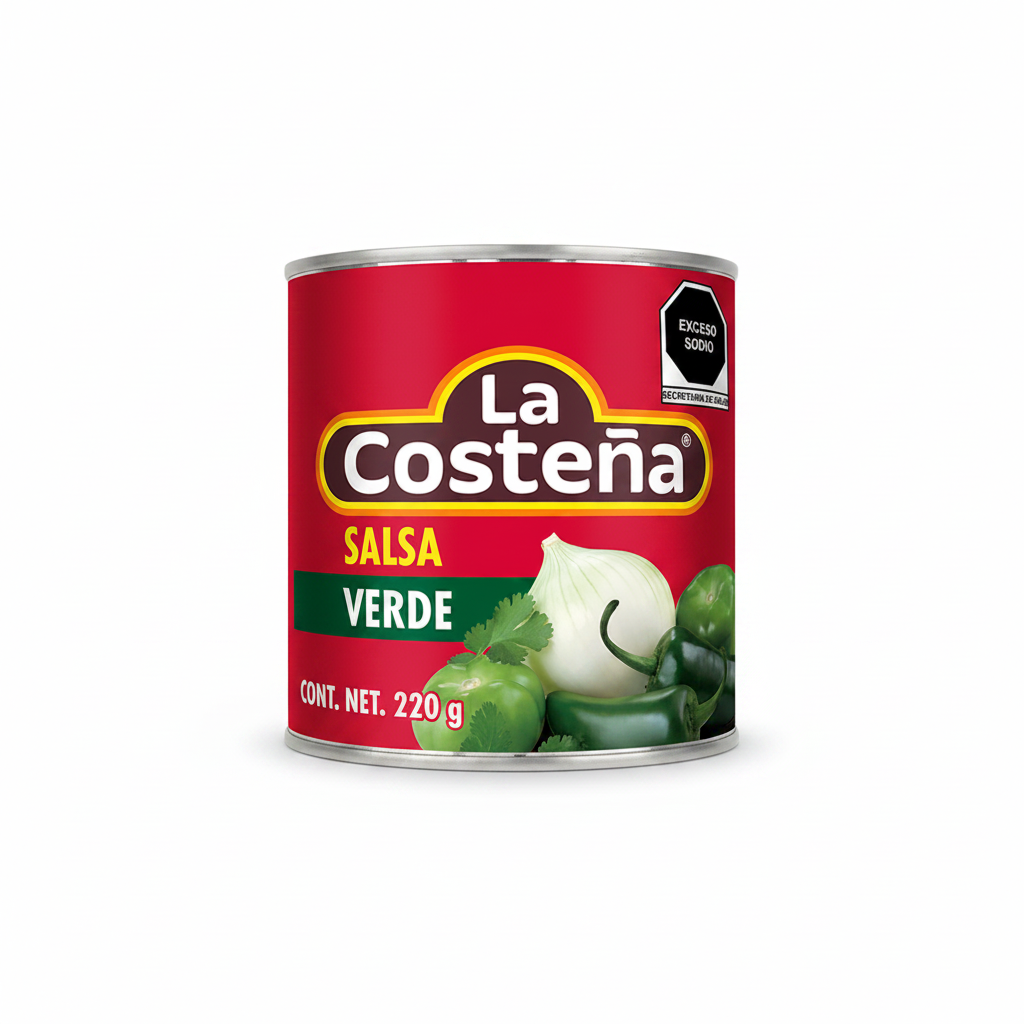 SALSA MEXICANA VERDE LA COSTEÑA 220GR