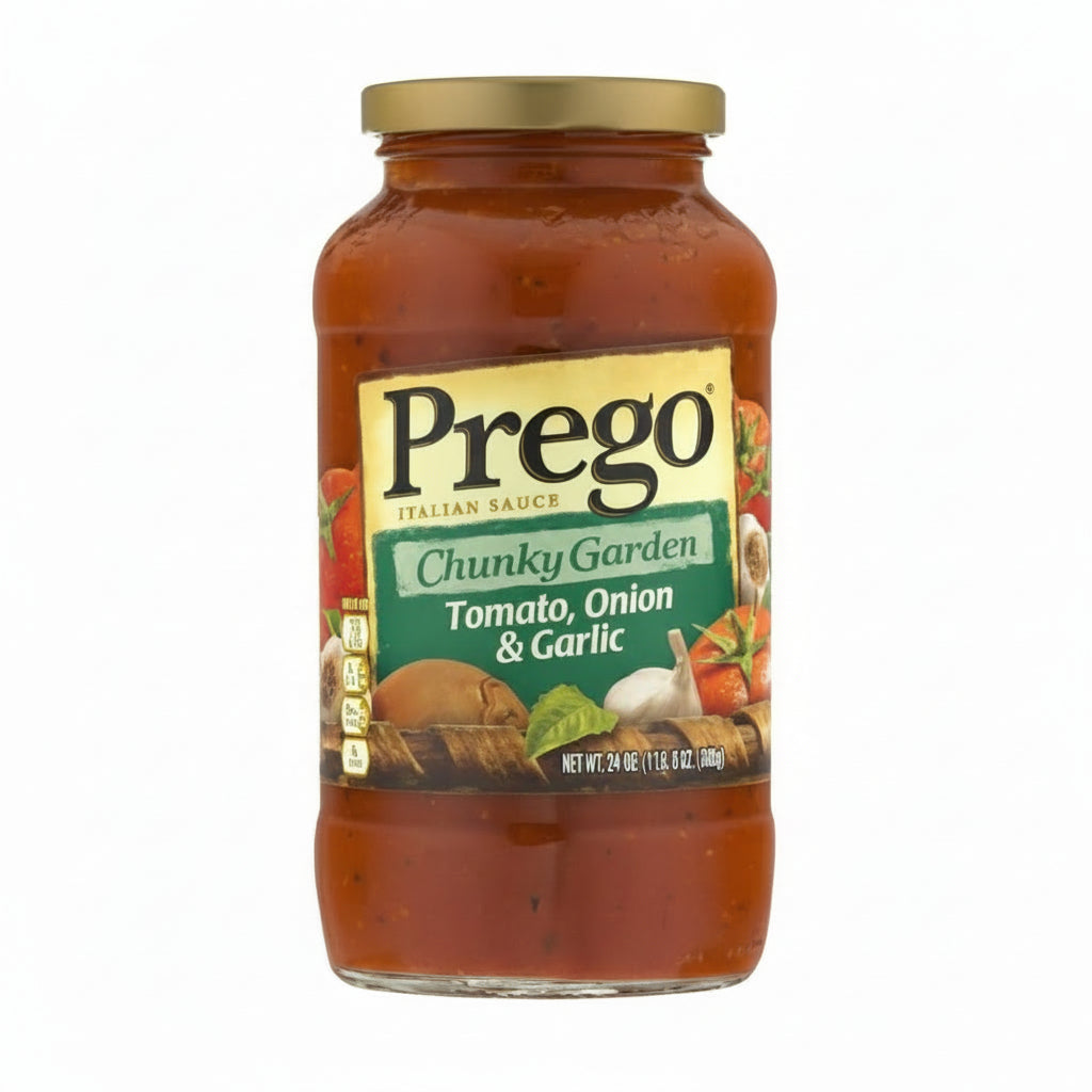 SALSA PREGO CHUNKY GARDEN TOMATO 24OZ