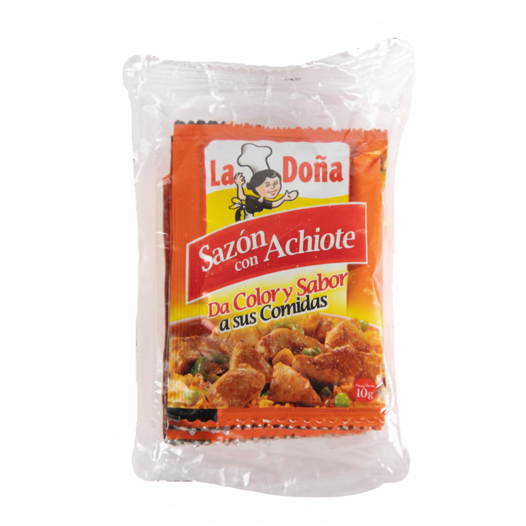 SAZÓN ACHIOTE LA DOÑA 10GR 5U