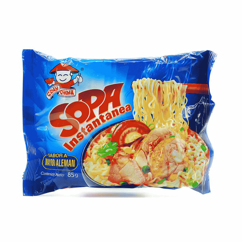 SOPA INSTANTANEA MAYOR ALEMAN GRAN CHINA 85GR