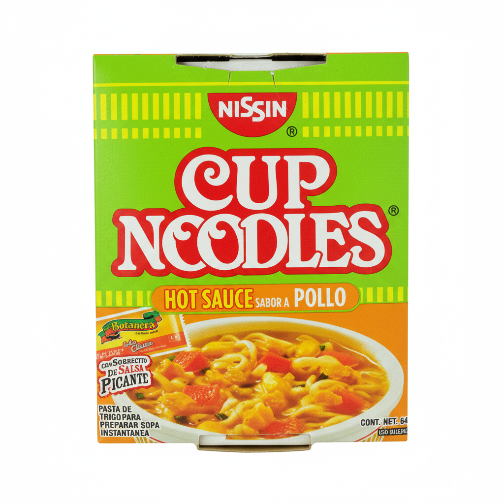 SOPA POLLO PICANTE NOODLES NISSIN 64G