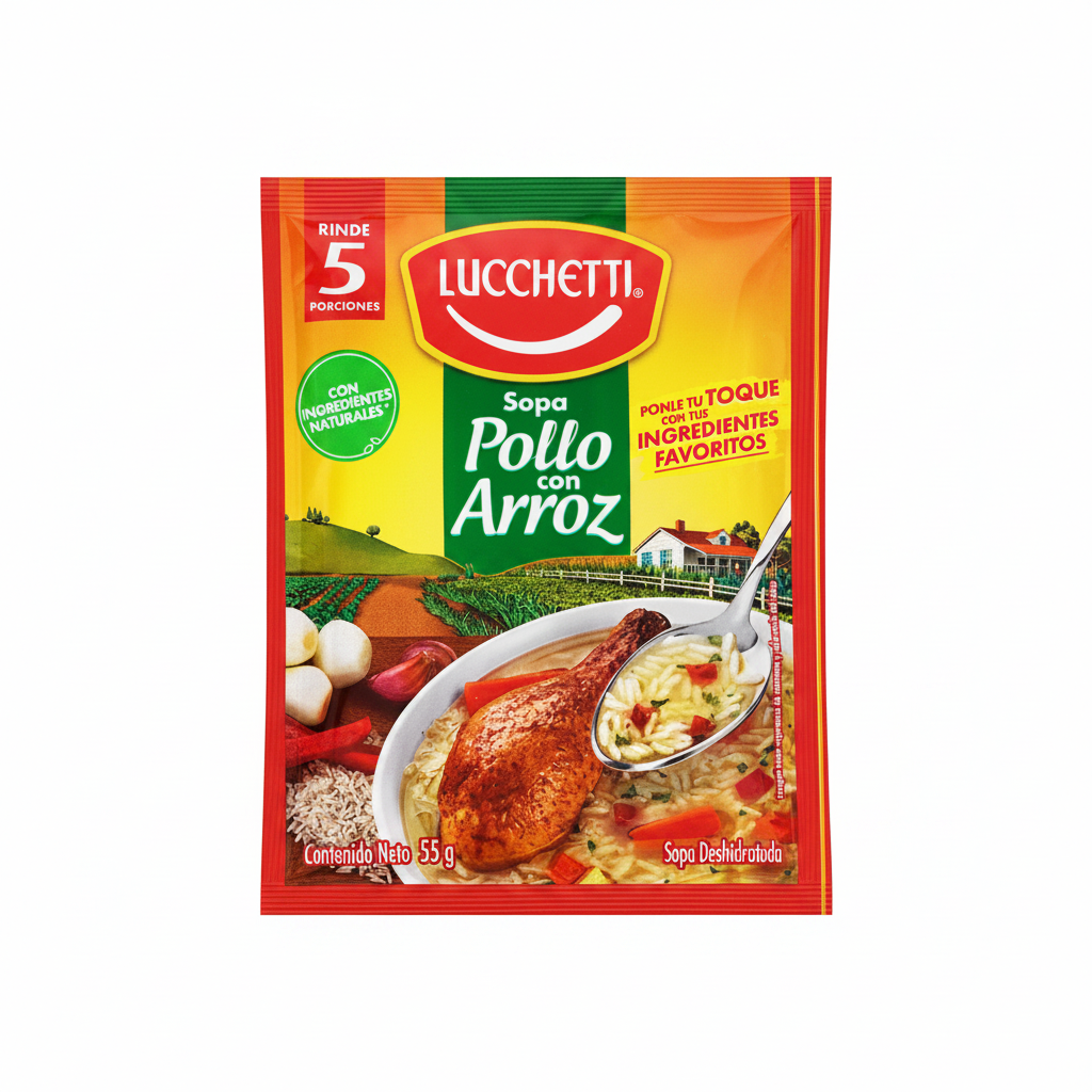 SOPA POLLOARROZ LUCCHETTI 55G