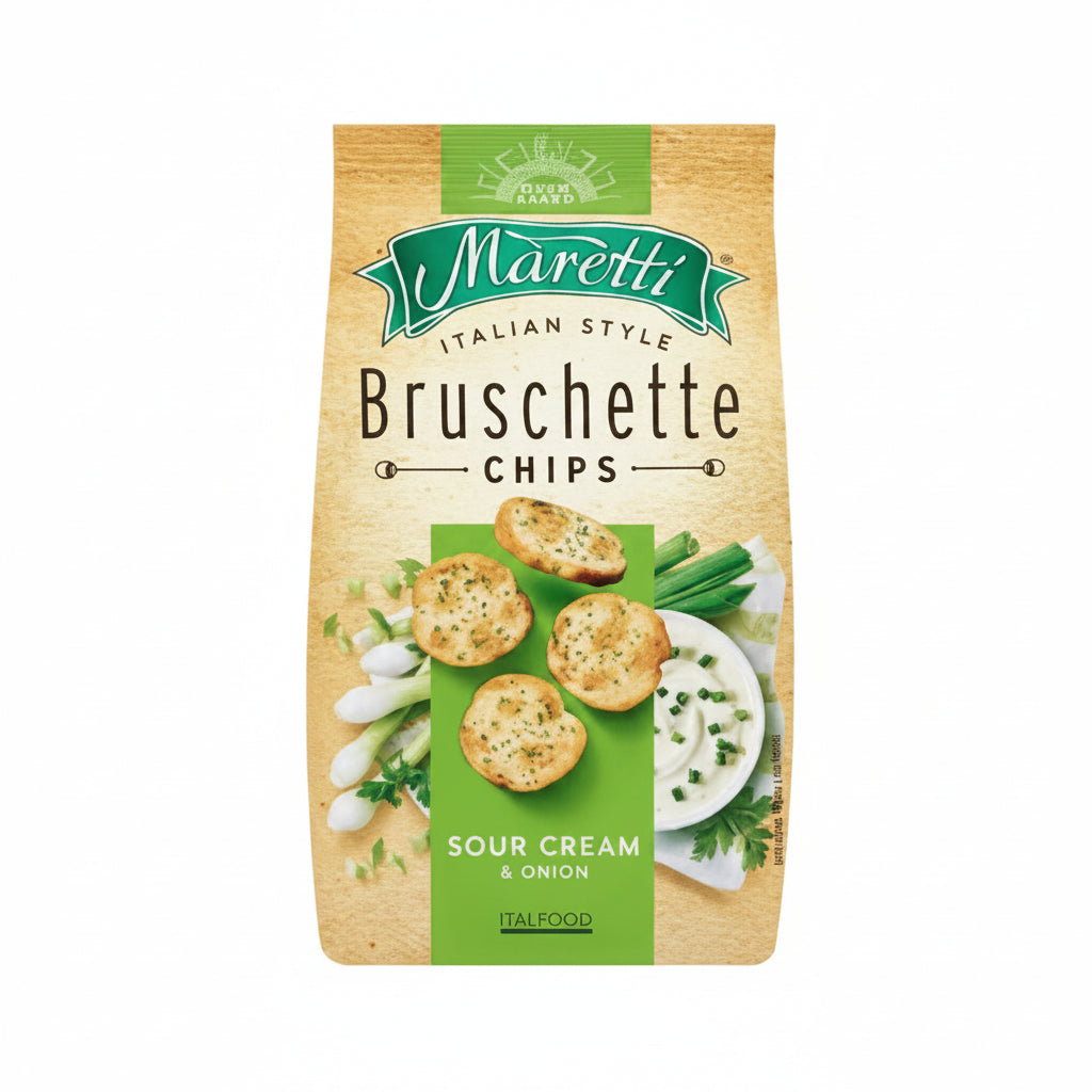 TOSTADAS DE CREMA AGRIA/CEBOLLA MARETTI 140GR