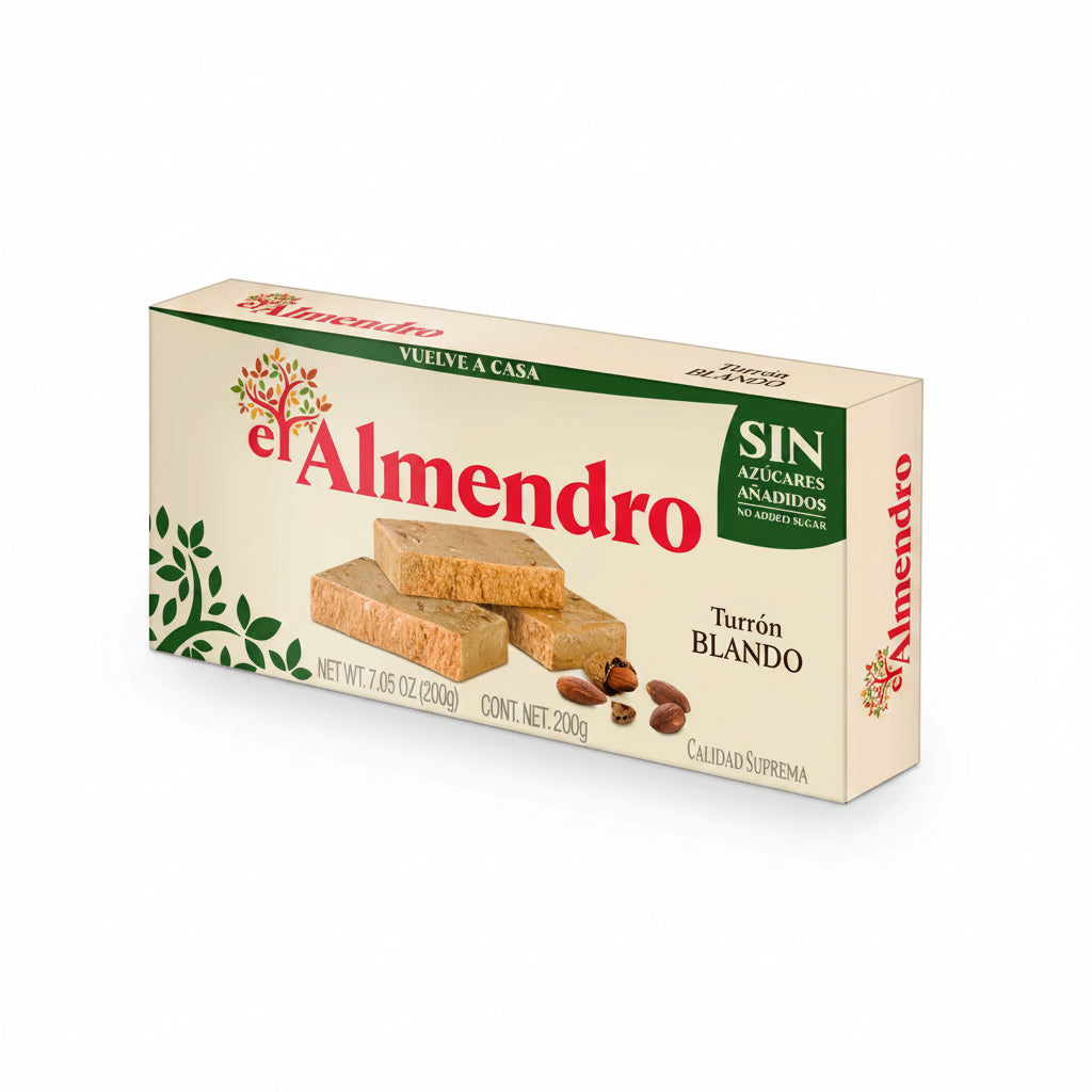 TURRÓN 0% AZUCAR ELALMENDRO 200GR
