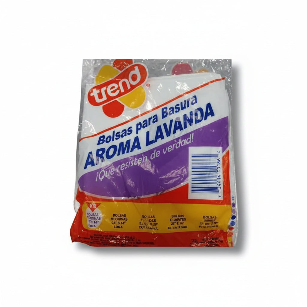 BOLSA BASURA AROMA LAVANDA TREND 18X18