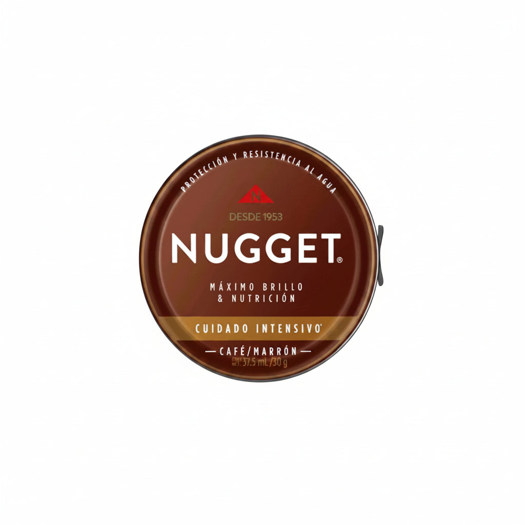BRILLO PARA LIMPIAR ZAPATOS MARRON NUGGET 30GR