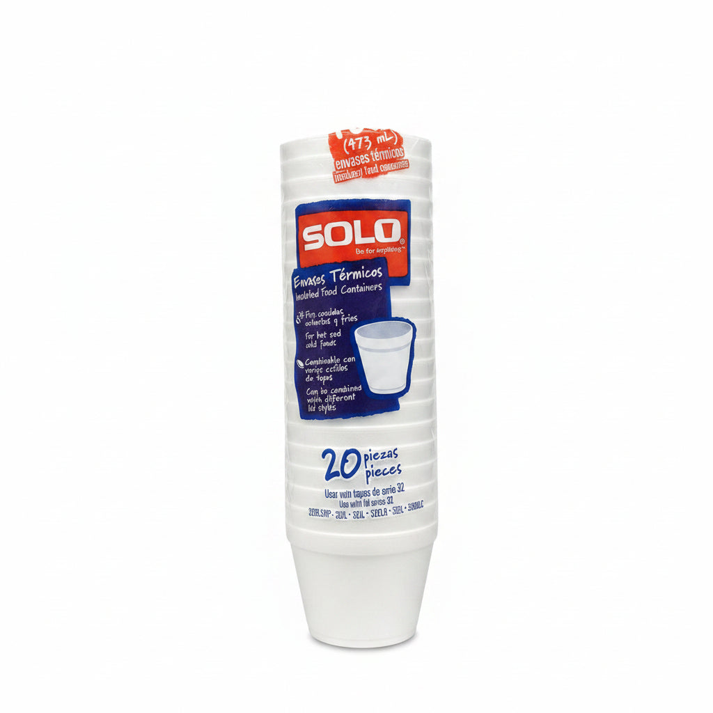 ENVASE DE FOAM SOLO 16OZ