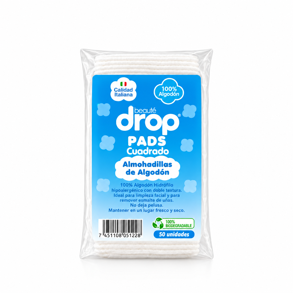 PAD CUADRADO DE ALGODÓN 50U