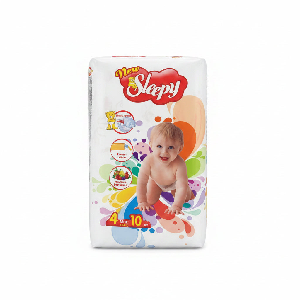 PAÑAL MAXI 8-18KG SLEEPY 10PCS