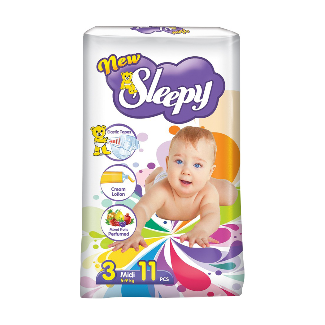 PAÑALES MIDI SLEEPY 11U