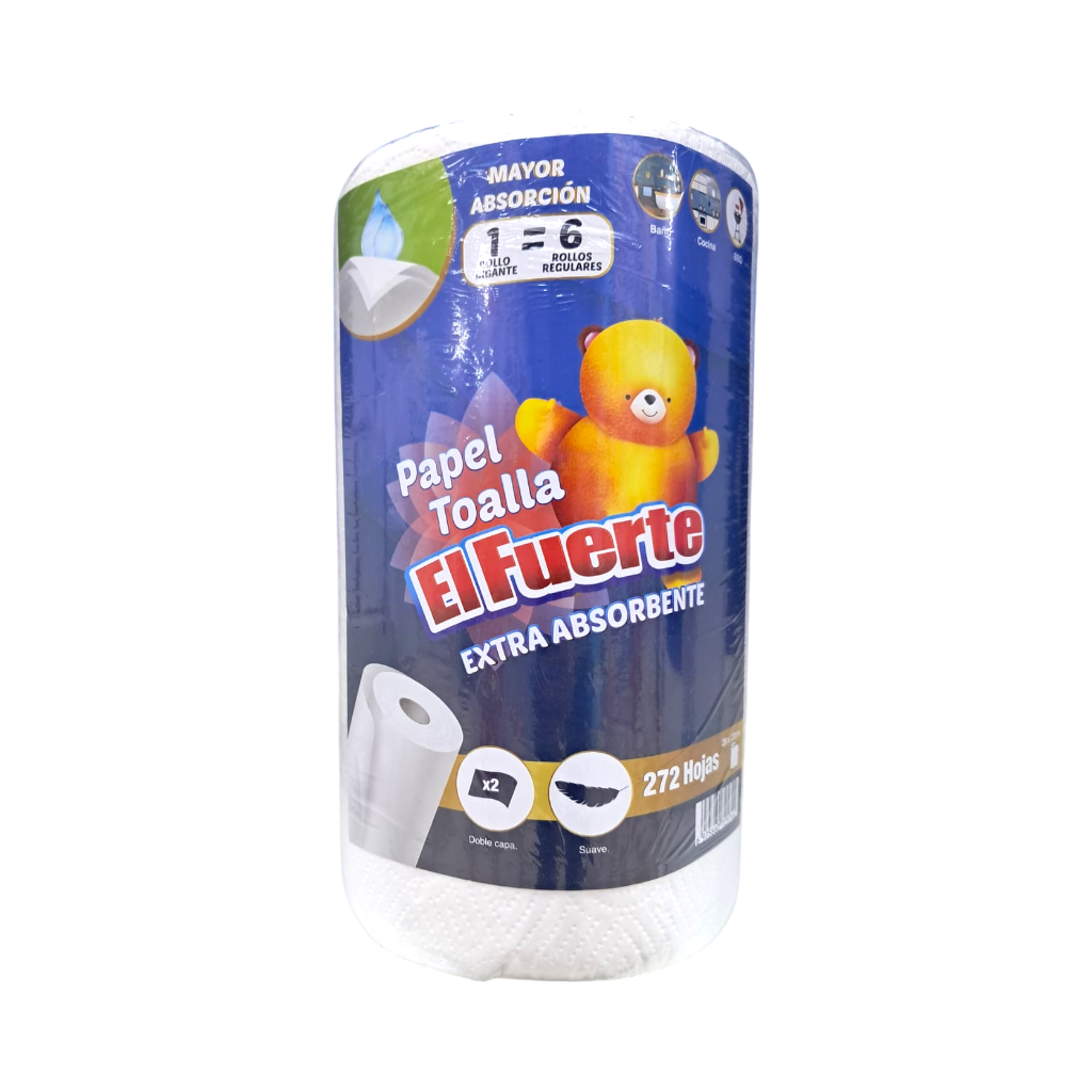 PAPEL TOALLA ALTO EL FUERTE 1ROLLO 272H