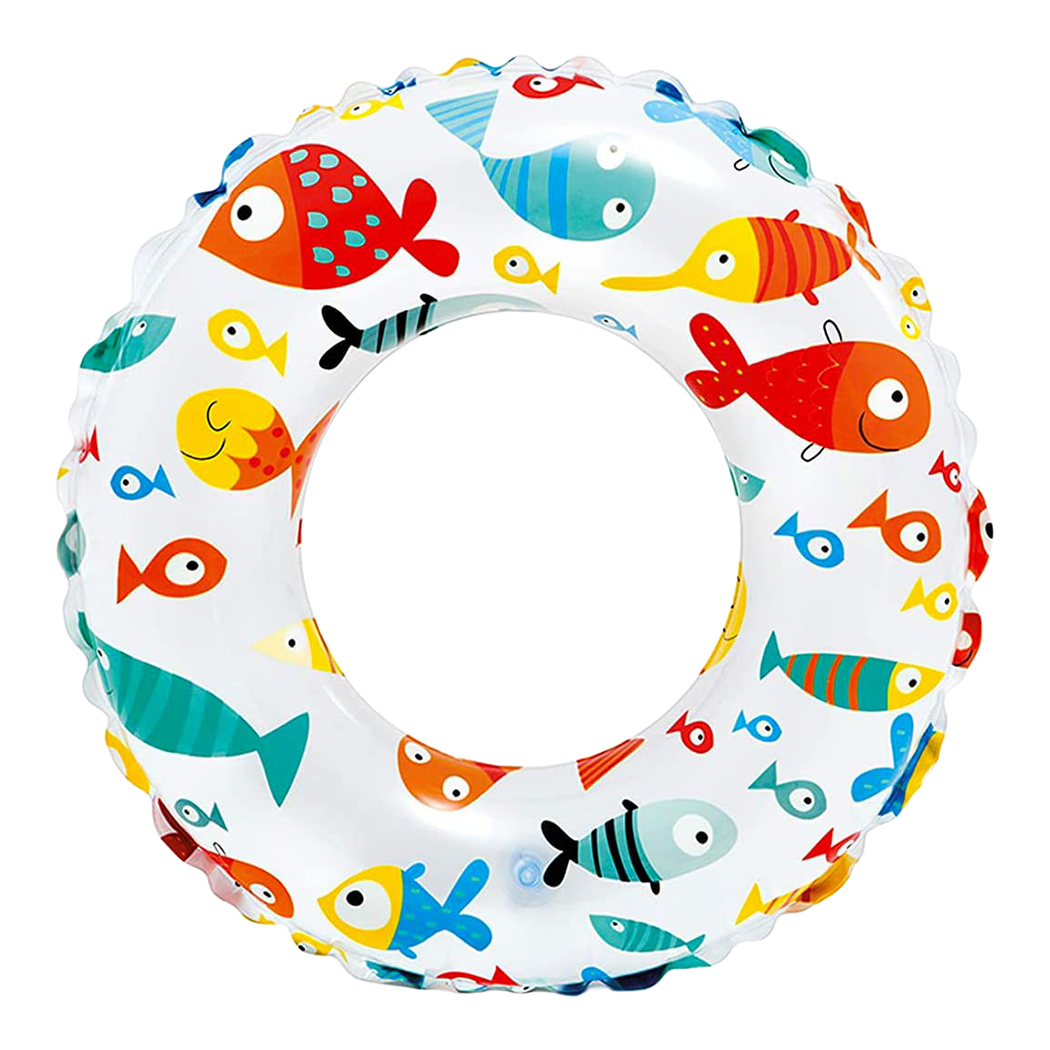 FLOTADOR DE LLANTA DISEÑO DE PECES INTEX 61CM