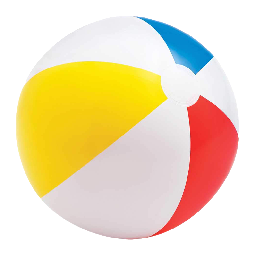 PELOTA DE PLAYA INFLABLE GLOSSY PANEL INTEX 20"