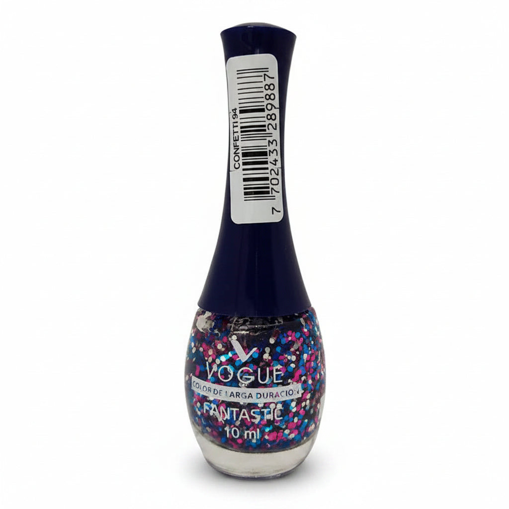 ESMALTE PARA UÑA CONFETTI FANTASTIC VOGUE