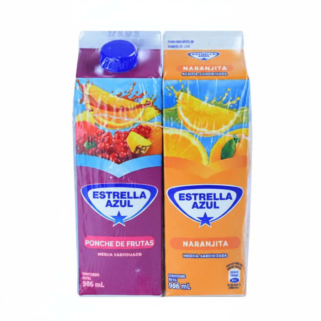 2PK BEBIDAS DE FRUTA 1/4GL