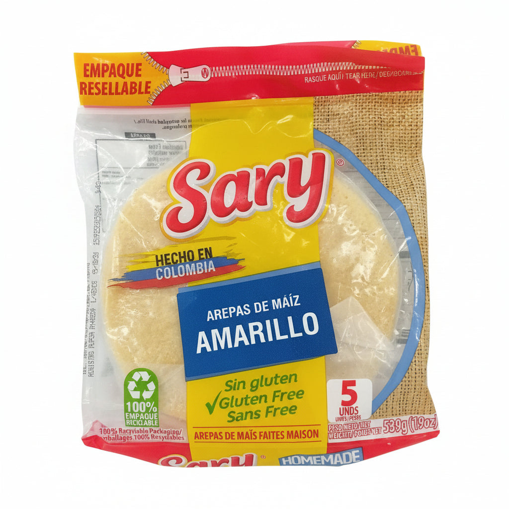 AREPAS DE MAIZ AMARILLO 450GR