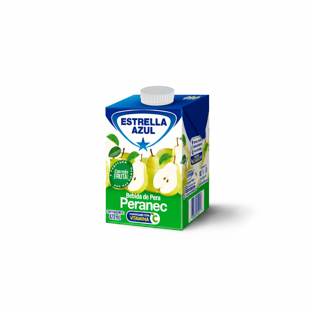 BEBIDA DE PERA ESTRELLA AZUL 473ML